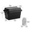 Camping Spice Kits Travel Spice Holder Hiking Spices Set 6Pcs Spice Jar with Storage Box Portable Spice Seasoning Box