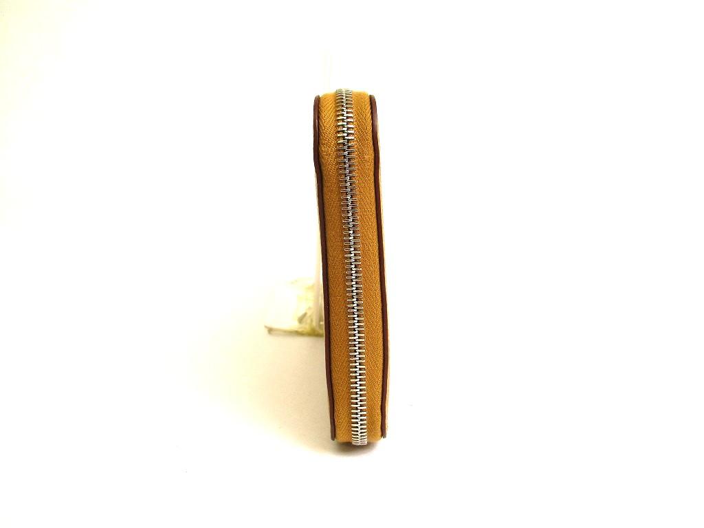 Auténtica Cartera Redonda con Cremallera HERMES Sesami Veau Epson LÍNEA SILK\'IN Azap Long #b016 Caja Abierta