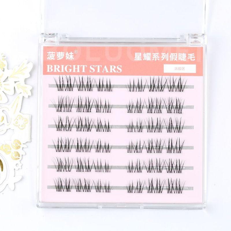 Mogugu - Faux Cils Naturels Groupés Légèrement