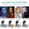 Neewer 48 Macro LED Ring Flash Light Includes 4 Diffusers (Clear, Warming, Blue, White) for Canon, Nikon, Panasonic, Olympus, Pentax DSLR