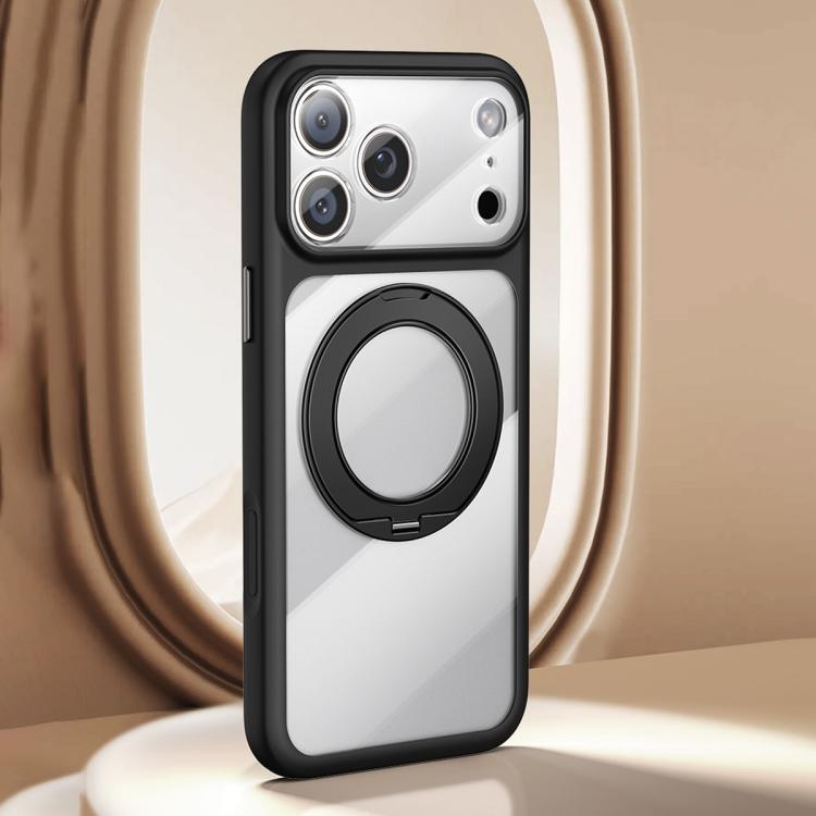 Precision Hole Skin-Feel Magnetic Holder Phone Case with AI Shutter Button For iPhone 17 Pro Max