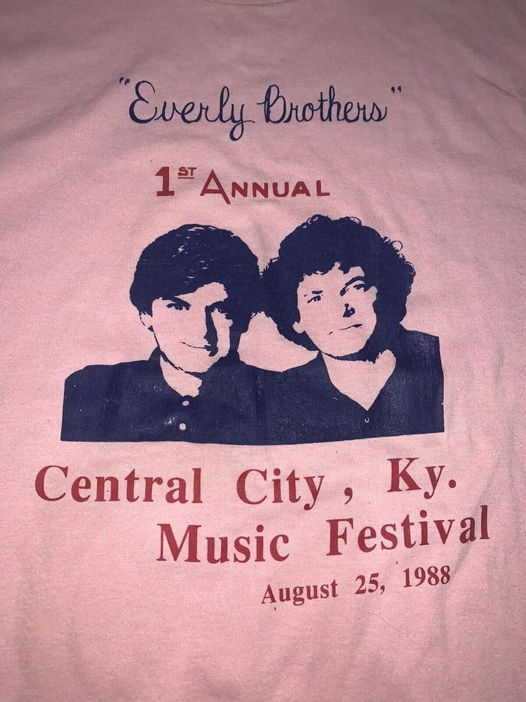 

The Everly Brothers Gift For Friends White T-Shirt Cotton Unisex T-Shirt XXXXL