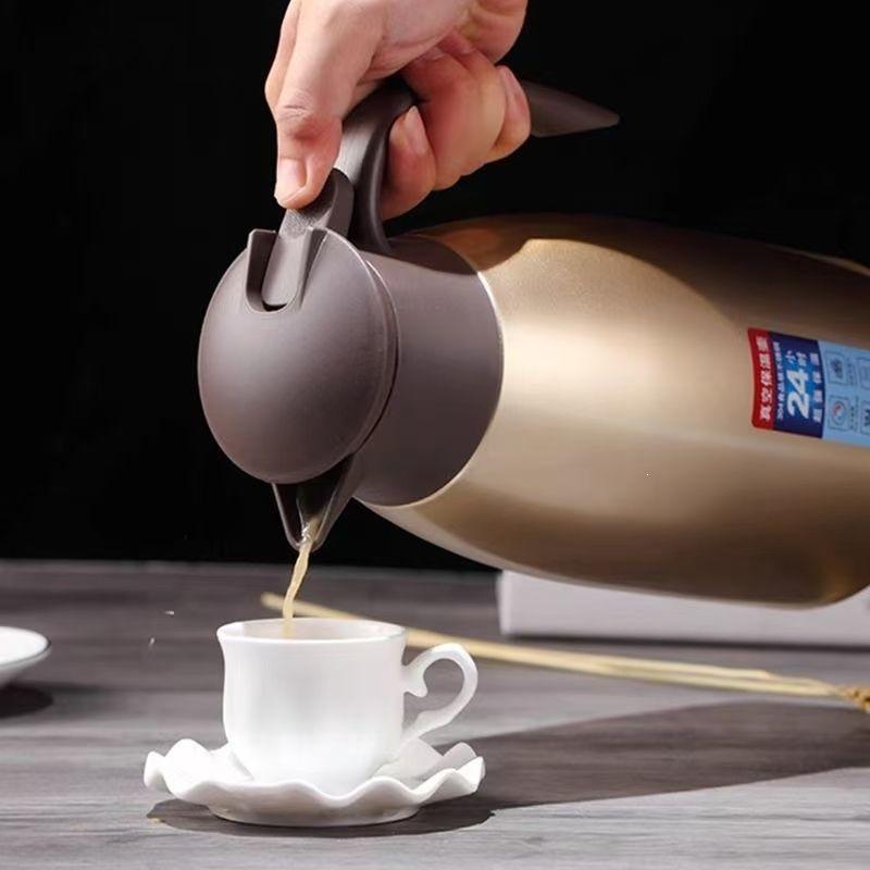 2L Large Capacity Vacuum Insulated 316 Stainless Steel Thermos Flask Kettle