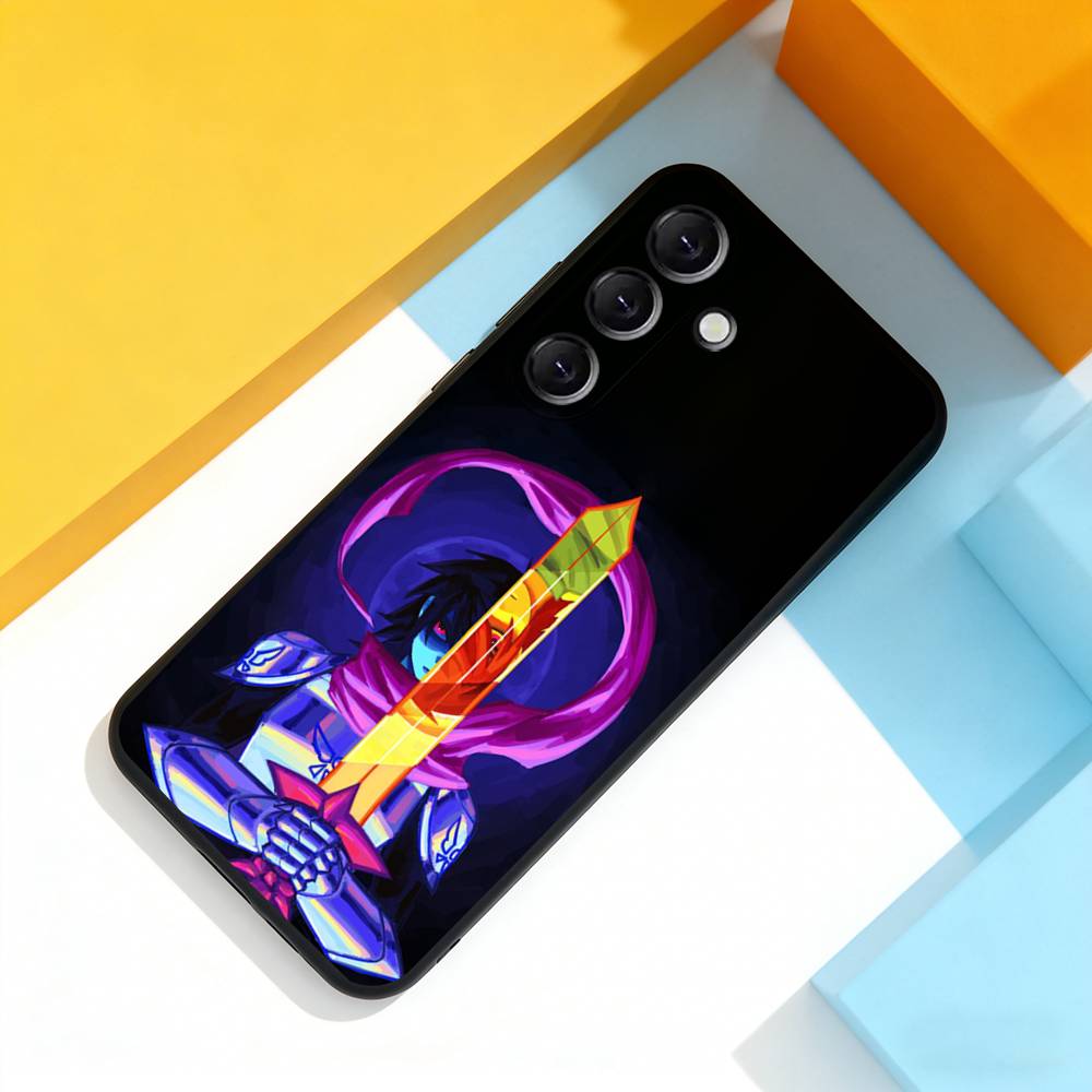 D-Deltarune Kris Game Cool Phone Case For Samsung Galaxy A 73,72,51,53,52,71,22,5G,Note,J7,8,9 Soft Precise Hole Black Cover