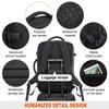 Men's Gray Waterproof Multifunctional Crossbody Backpack with Large Capacity for Business and Travel