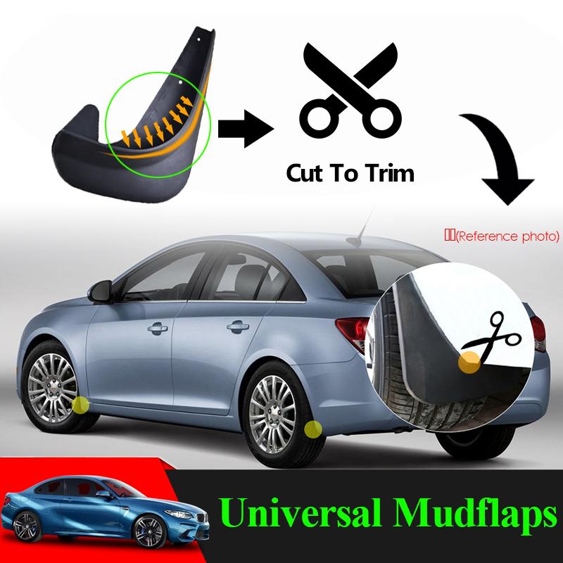 Universal Car Mud Flaps Fender Auto Van SUV Trucks Mudflaps Splash Guards Flap Mudguards Car