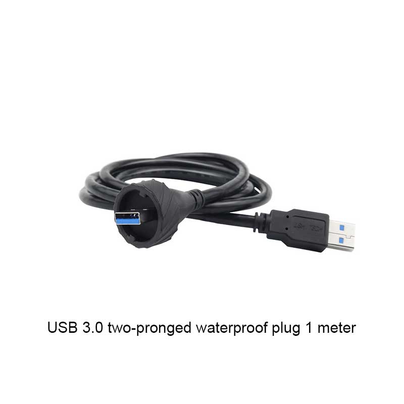 M20 M25 Bayonet Screw USB 3.0 Type C Micro-USB Panel Mount IP68 Waterproof USB Connector Cable