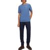 HUGO BOSS T-Shirts Men's Blue Crew Neck Moderate Straight Fit 50473278-489