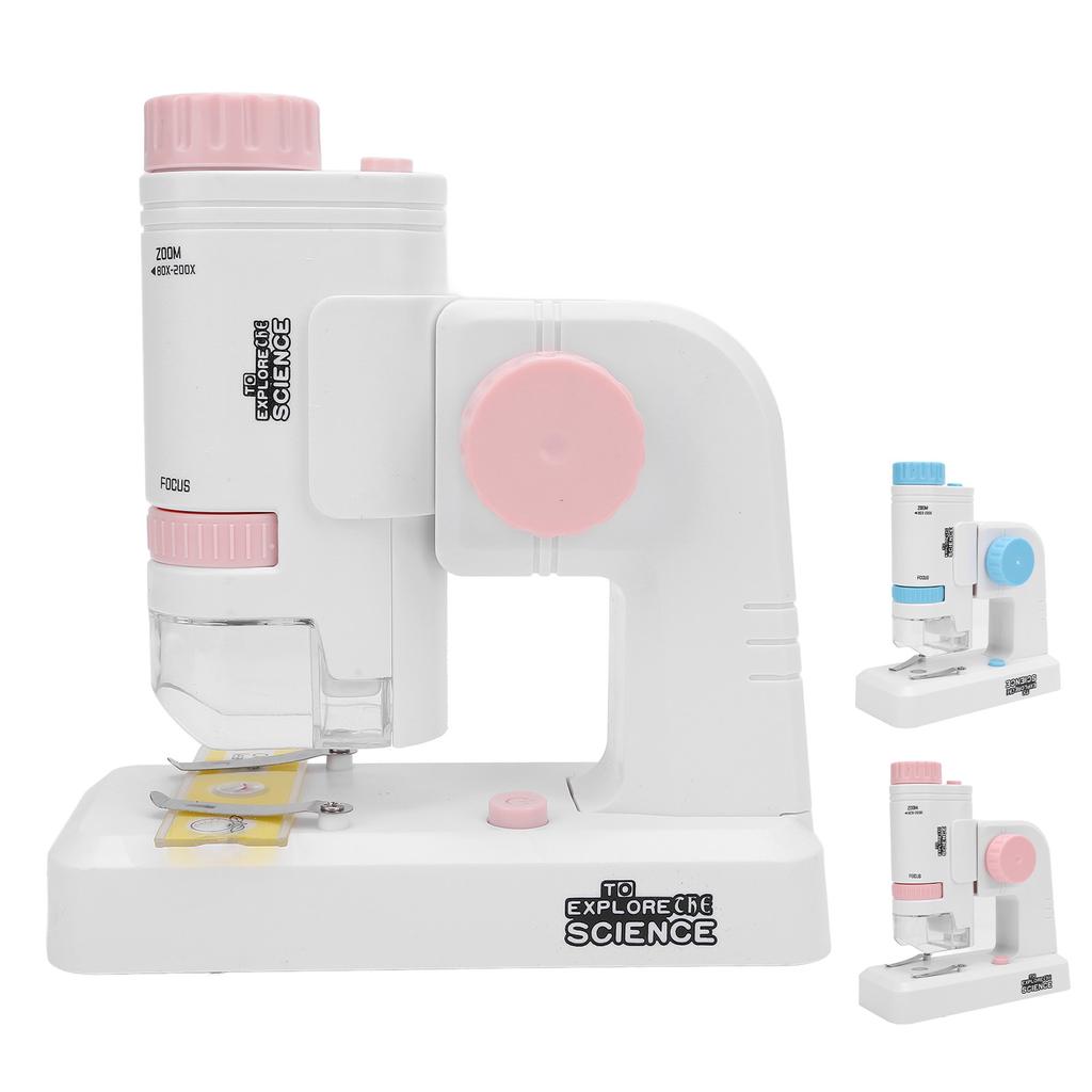 Kids Microscope Portable Miniature Microscope High Definition Science Experiments Set for School Out