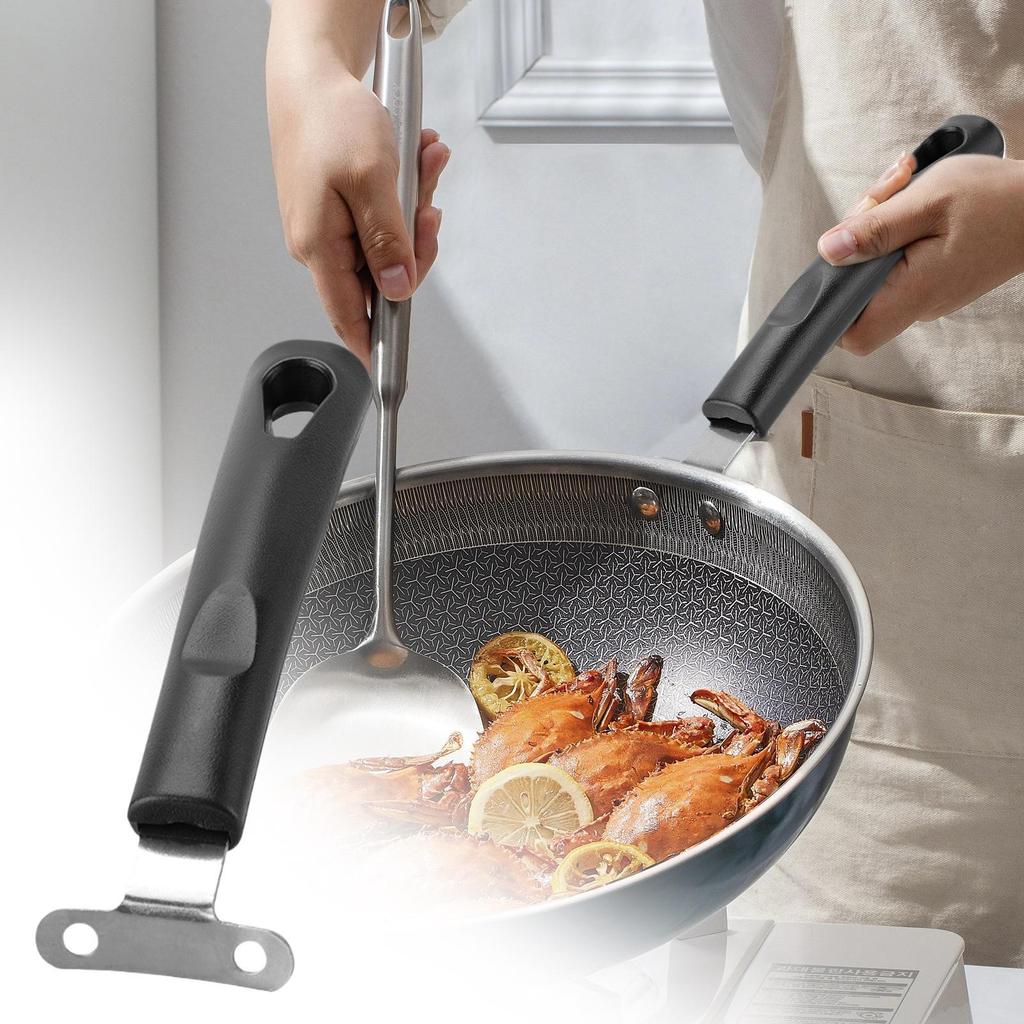 1PC Anti-Scald Pot Handle, Detachable Grill Pan Grip, Cookware Pans Replacement Handle Kitchen Safety Supplies