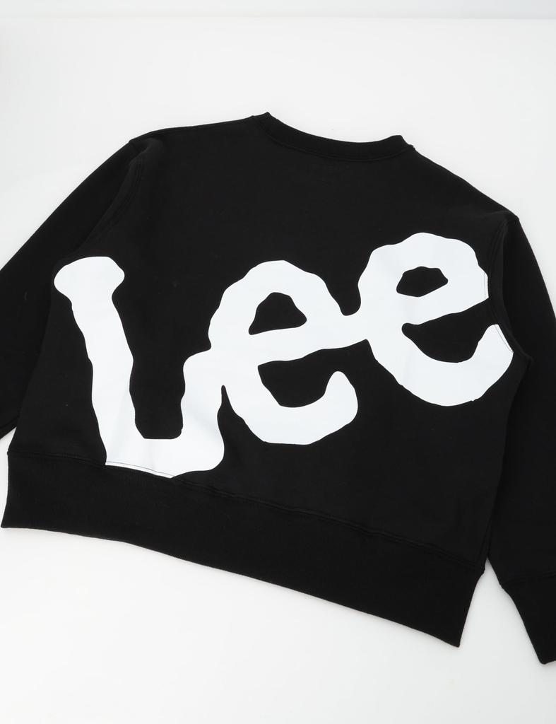 Lee Black Sweatshirt with Big Back Sizes Kids' Logo, 100-150cm