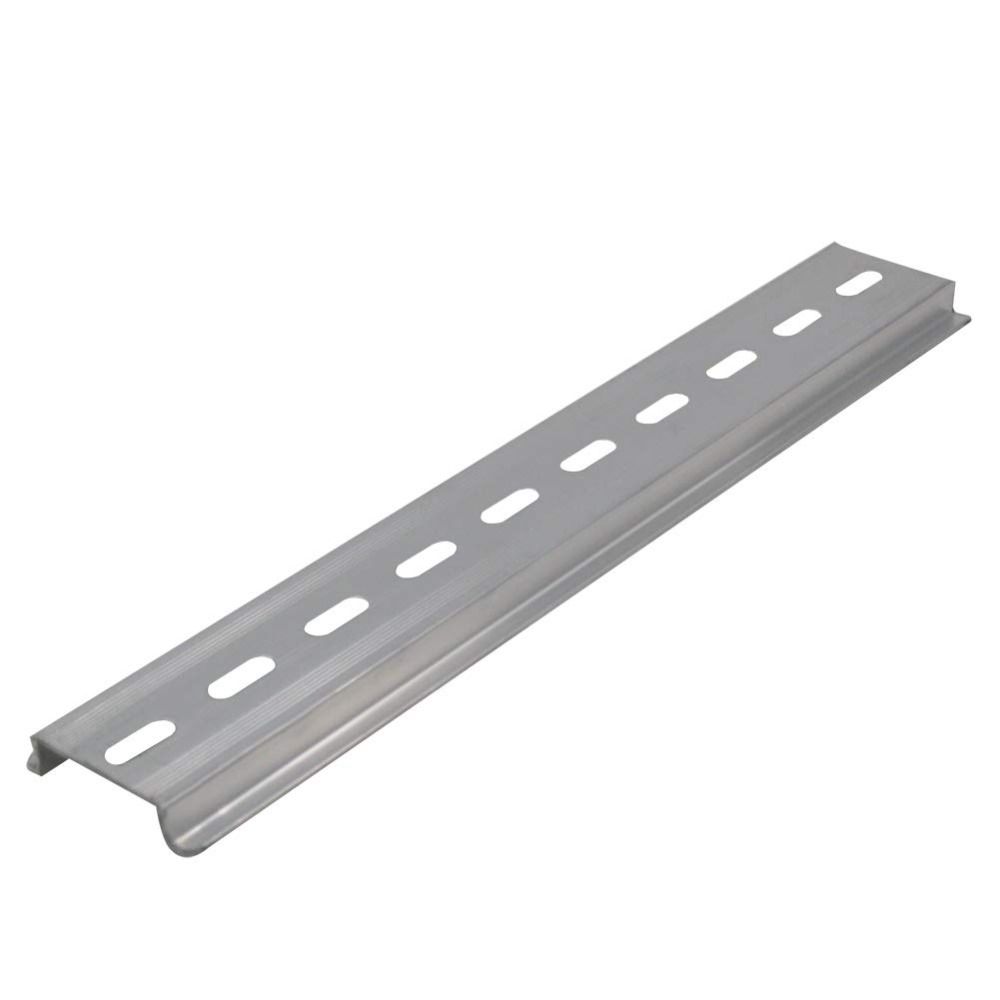 

3Pcs Silver Tone Terminal Blocks Contactor Electrical Slotting Rail Hardware Components Mounting 200mm