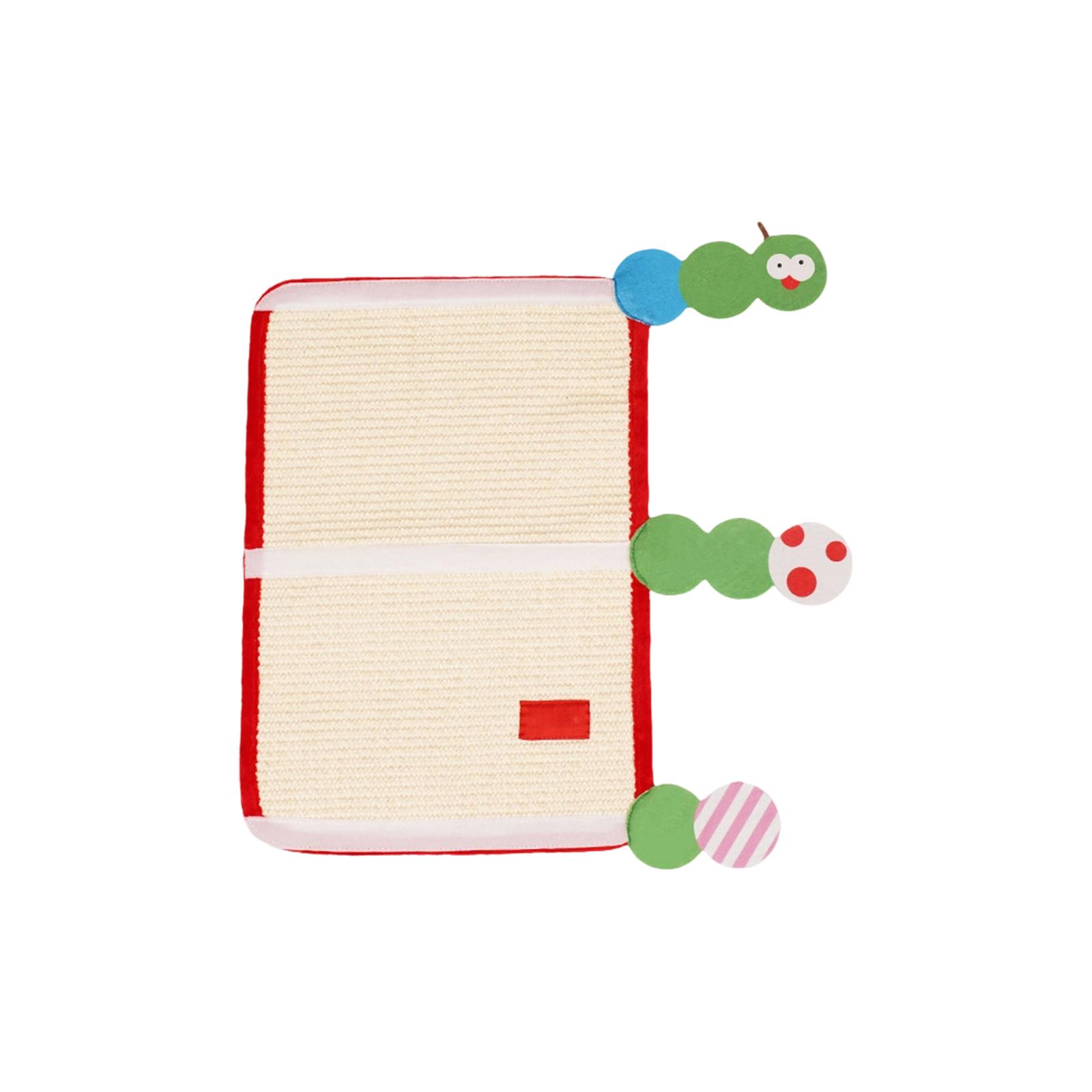 

Cute Caterpillar Cats Scratching Mat - Furniture Protector & Sisal Pad & Chair Legs One Size