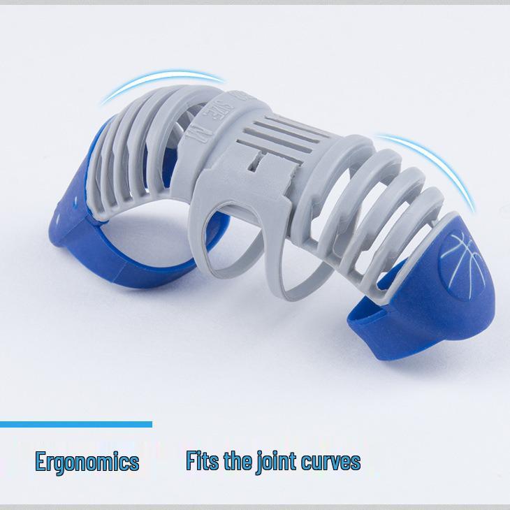 Durchstichfester Fingerling: Sportmanschette Schiene Bandage für Anti-Verstauchungs-Fingerschutz