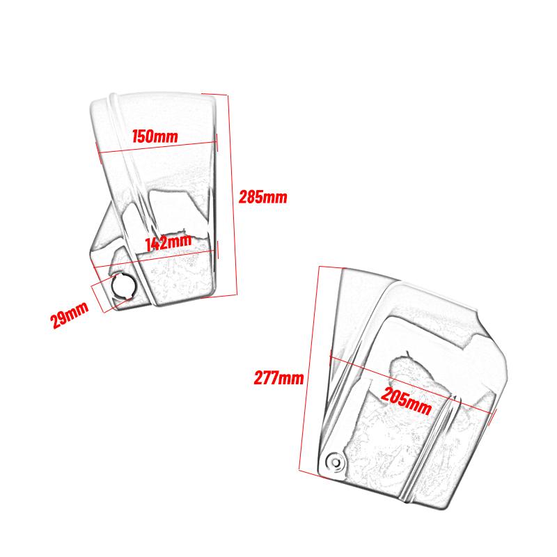 Motorcycle Battery Side Left Right Fairing Protection Guard Cover For Yamaha V-Star 650 DragStar 650 XVS650 XVS650A V-Star 400