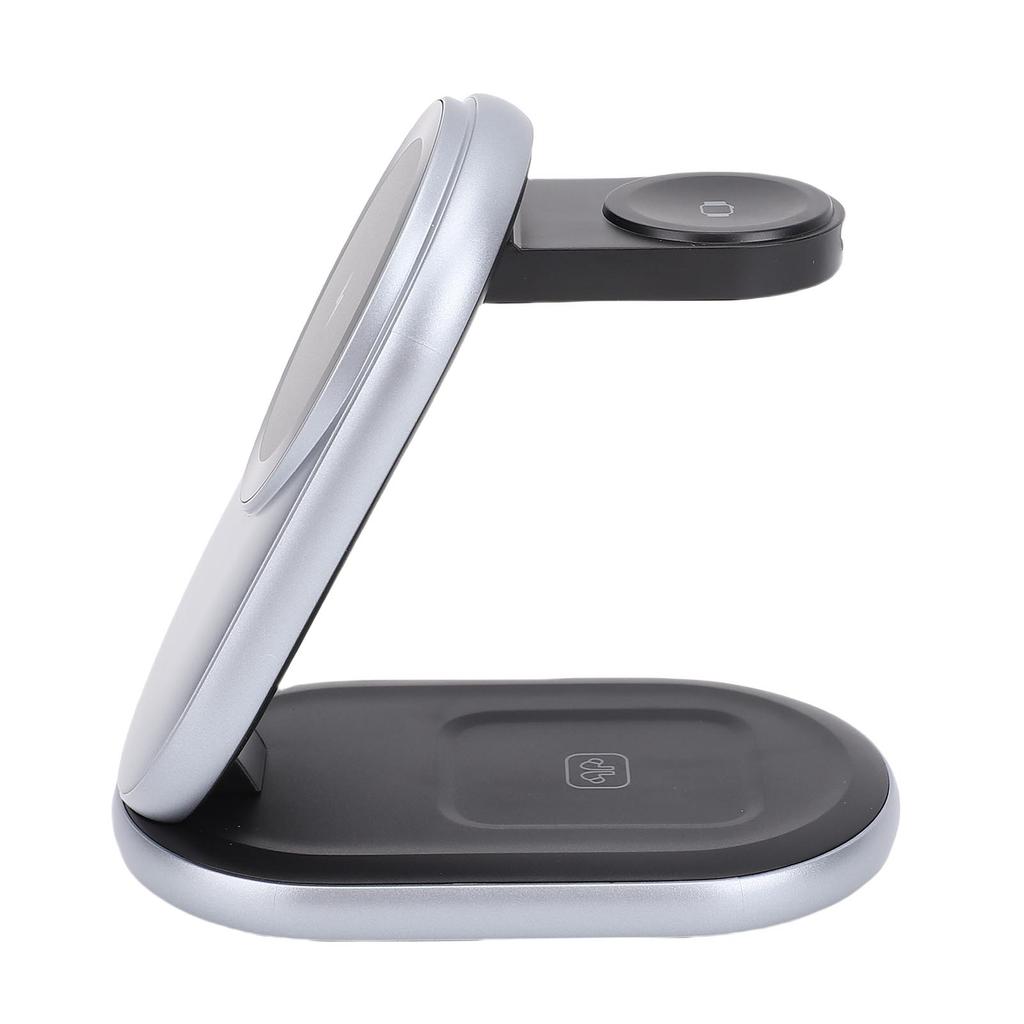 Wireless Charging Station Multifunctional 15W Fast Charging Wireless Charger for Phone Watch Earphone