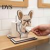 Wooden Paper Towel Holder Roll Holder, Creative Animal Shape Dispenser, Vertical Stable Tissue Unique Housewarming Gift Rack, Solid Wood Stand