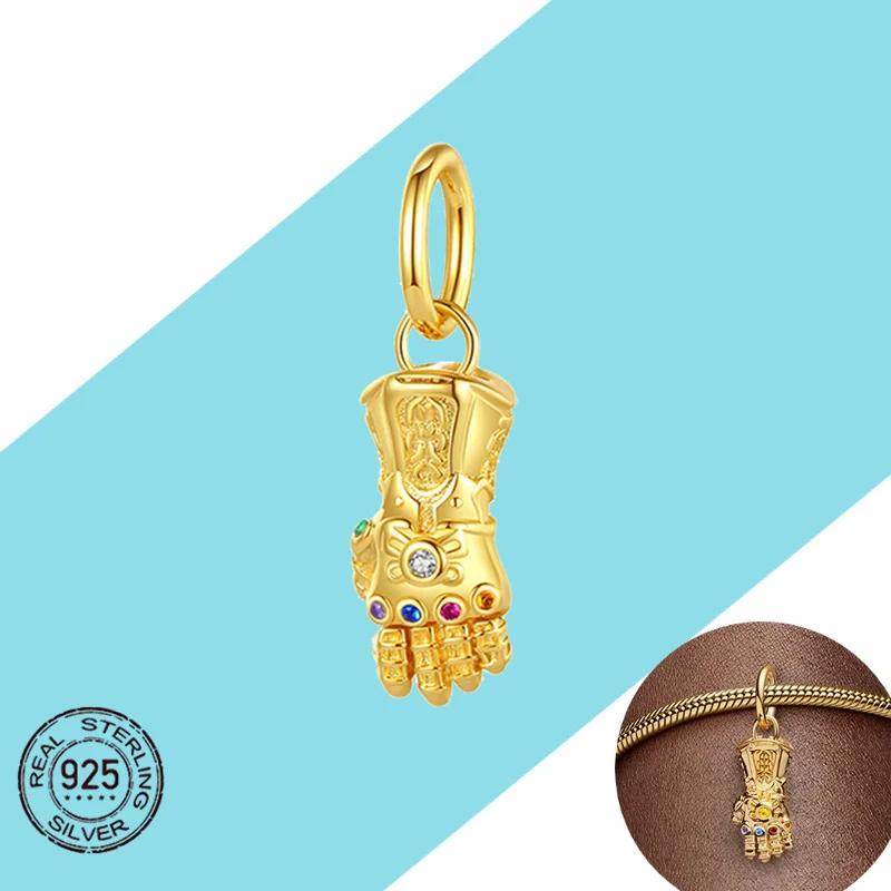 100% Kupfer Dumbo Heißluftballon Charm Perlen Geeignet für Pandora Original Armband DIY Schmuckherstellung