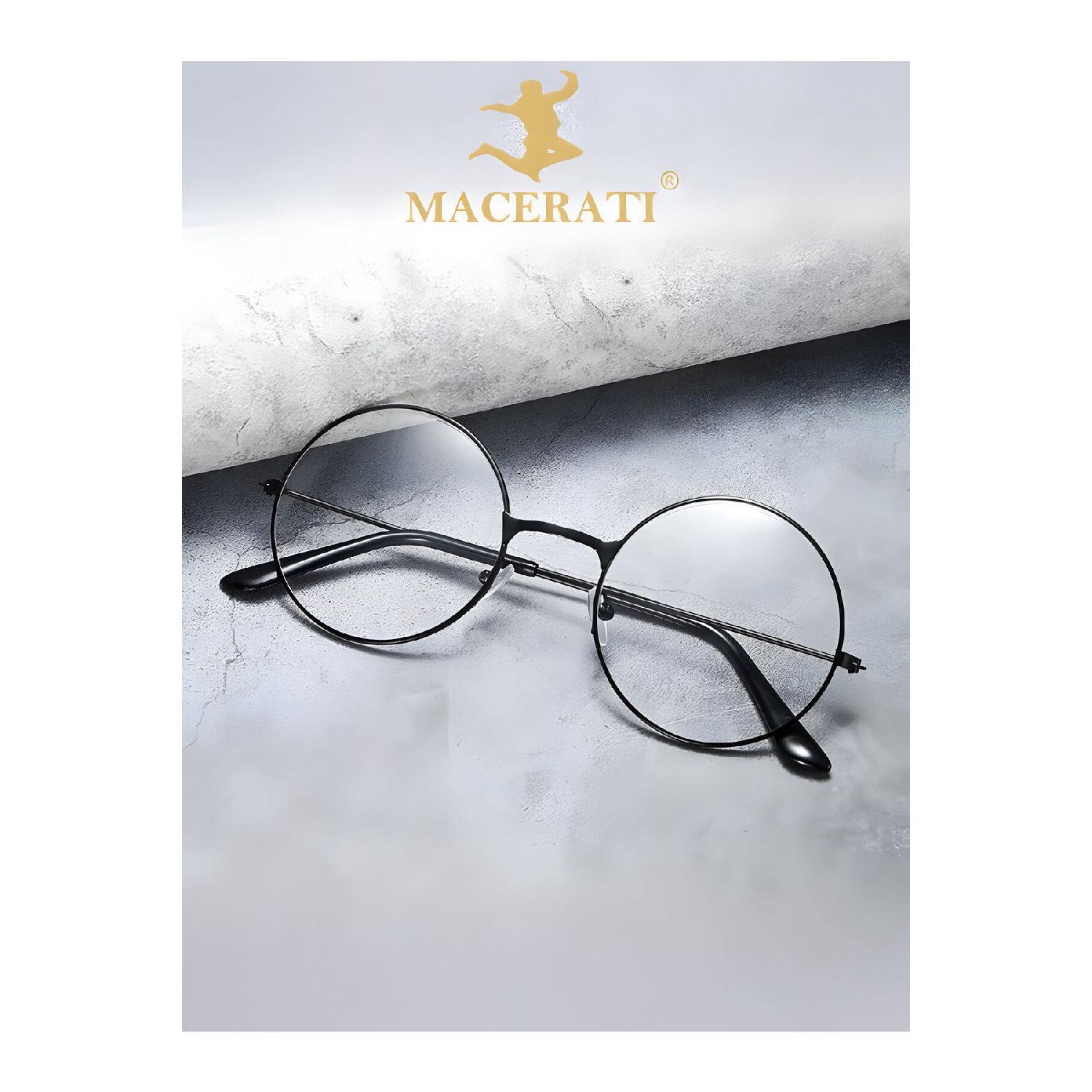 

Unisex Black Round Blue Light Protected Computer And Screen Glasses чорний
