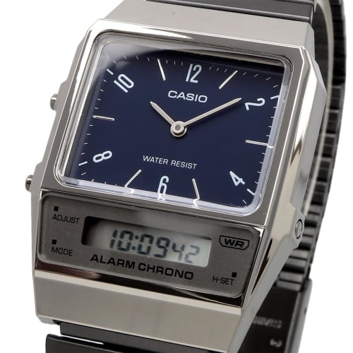Casio CASIO Standard Ana-Digi Quartz Watch AQ-800EB-2A Unisex Navy Overseas Model