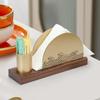 Champagne Gold Stainless Steel Desktop Napkin Holder
