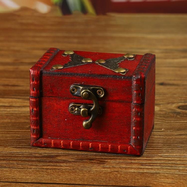 Eleganckie Pudełko do Przechowywania z Zamknięciem Zabezpieczającym Duża Pojemność Drewniane Organizery na Biżuterię Pamiątki Rodzinne