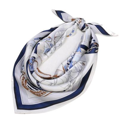 [Nautical] Silk 70 * 70Cm Silk Medium Square Scarf Women'S Silk Scarf Manufacturer