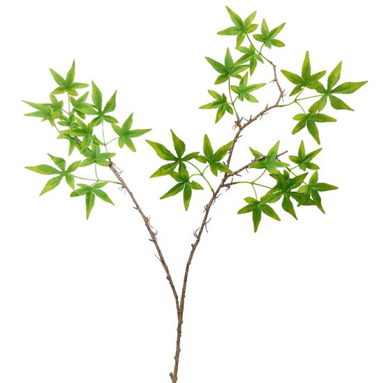 Artificial Autumn Maple Leaf Plastic Good Detail Vivid No Watering No Wither Halloween Atmosphere Arrangement Autumn Leaf Imitation Adult Sex Wear