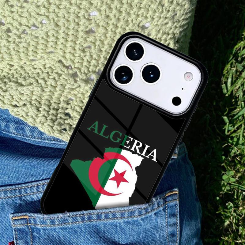 Algeria Flag Phone Case Cover for IPhone 11 12 13 14 15 16e 17 Pro Max Coque for IPhone 17 Air