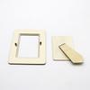 10Pcs Craft Ready Unfinished Wood Photo Frame Picture Frame for Display