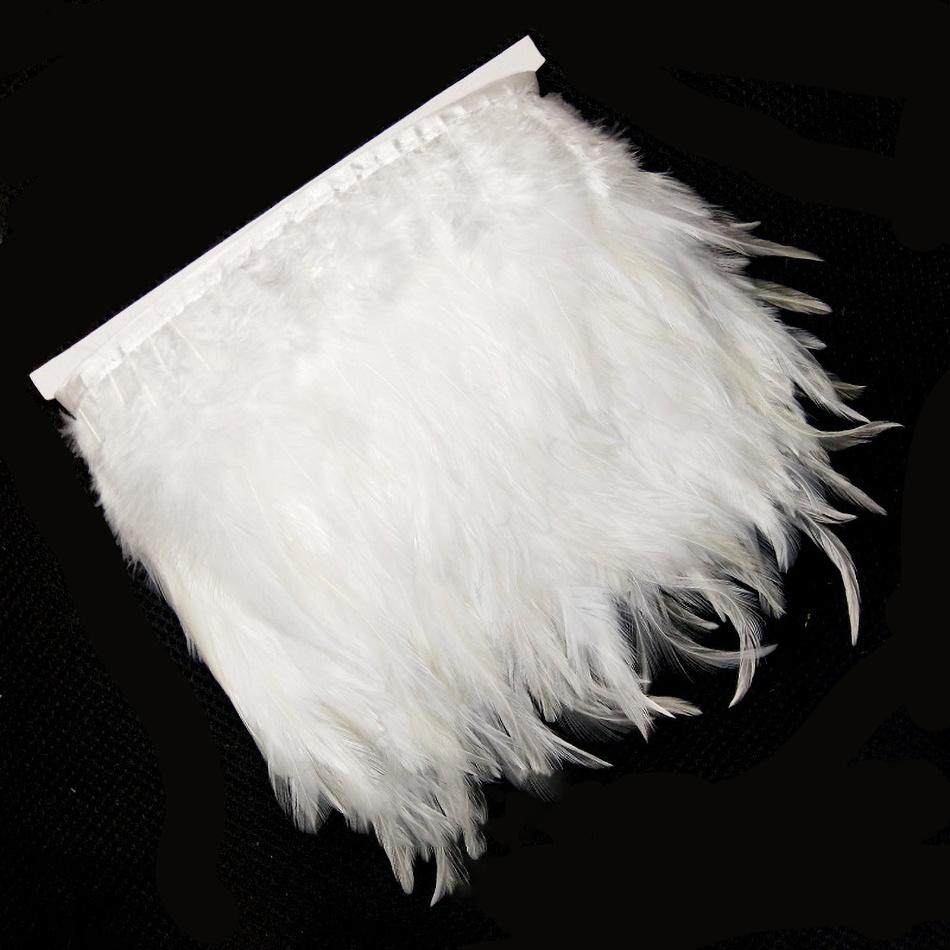 10Meters Natural  Feathers Trim Ribbon Sewing Clothes Handwork Feathers Party Wedding Plumas Crafts DIY Decoration 10-15cm