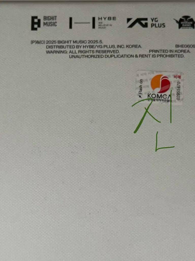 Selling a signed album secretly Used