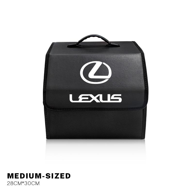 AARD1 Car Trunk Organizer Leather Storage Box Toolbox For Lexus F-SPORT ES RX NX LS UX LM LX GX LC RZ IS CT GS RC HS SC TX LBX IS300