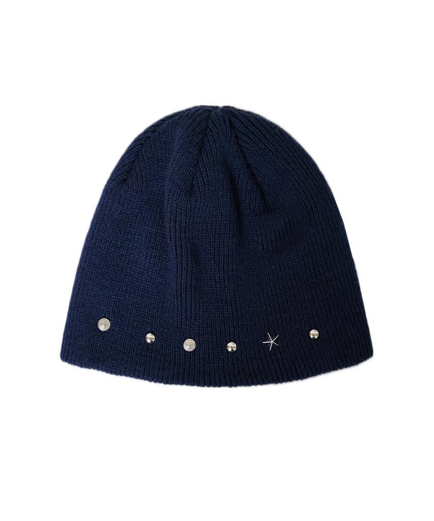 Jenadu Eddie Studded Beanie_Navy