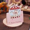 Christmas Gift Supplies 10 Pcs 3D Greeting Card, Cute Tree Santa Snowman Handwritten Holiday Notes Wreath Design Cards for Festive Messages,