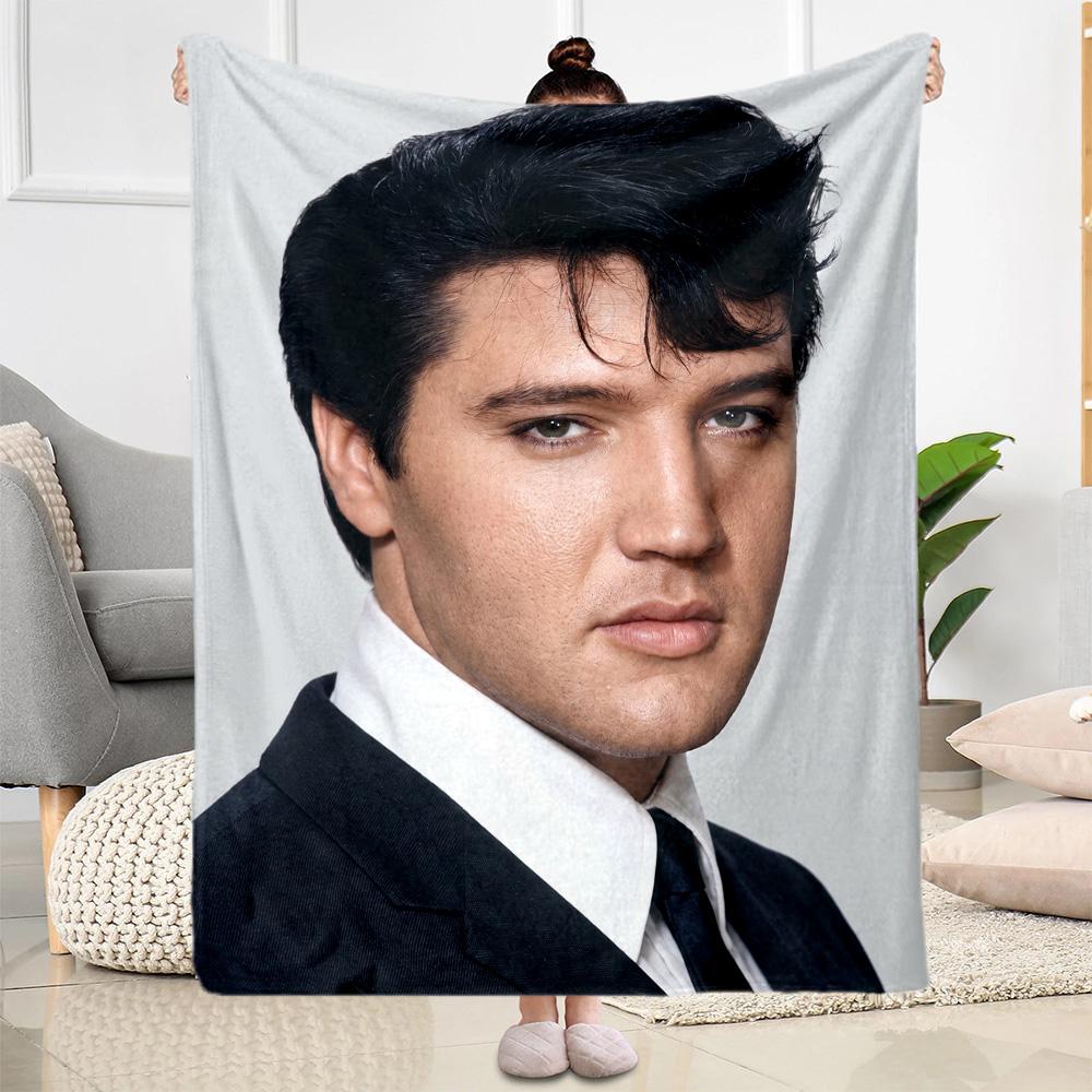 John Lennon Union Jack Guitar Blanket Soft & Cozy Suitable for Sofa Bed Picnics Four Seasons Universal Digital Print Birthday Christmas Gift Blanket