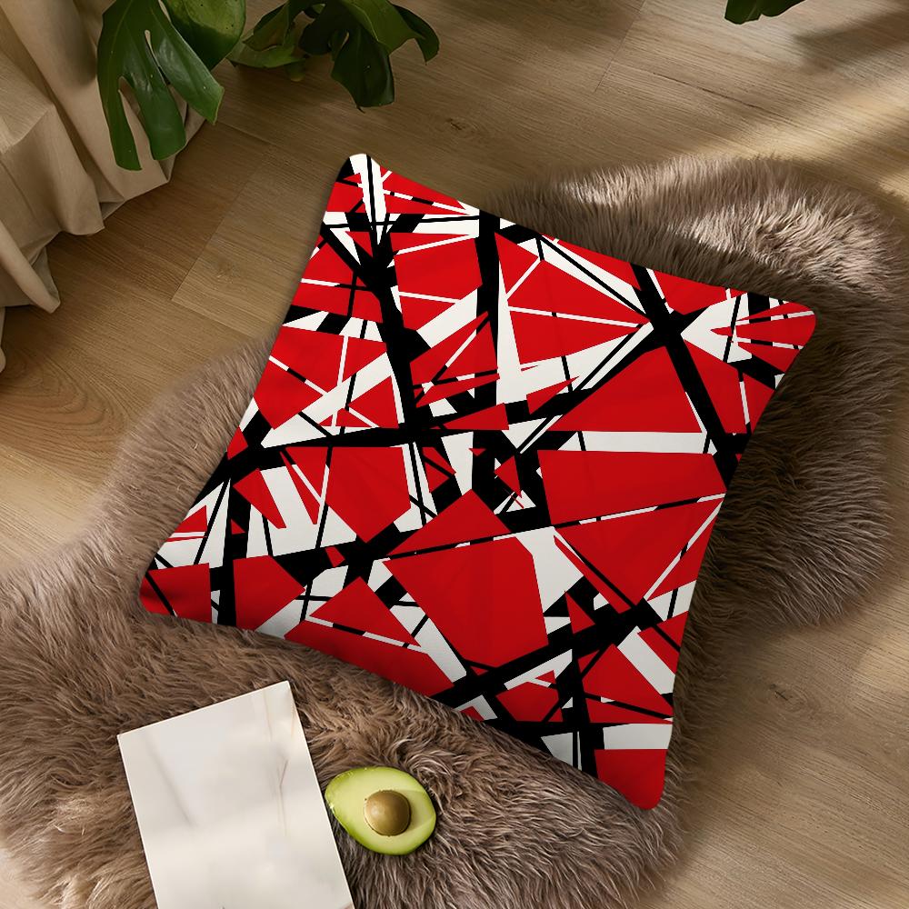 

Cool Eddie Van Halen Pattern Fashion For Bedroom Car Coffee Shop Room Soft and Living Room Sofa Decorative Pillow Cover Case 30cmx30cm