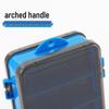 Portable Double-Sided Micro Lure & Fish Hook Storage Box - Large Capacity