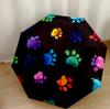 Heart And Paw Love Outdoor Automatic Umbrella Folding Umbrella with 8 Ribs Durable Plastic & Iron All-Season Travel Fashion Lovers