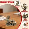 Horse Statue Feng Shui Ornament Mini Brass Horse Mascot Figurine Decor for Collectible Home Tea Pets Office Tabletop Car Decor