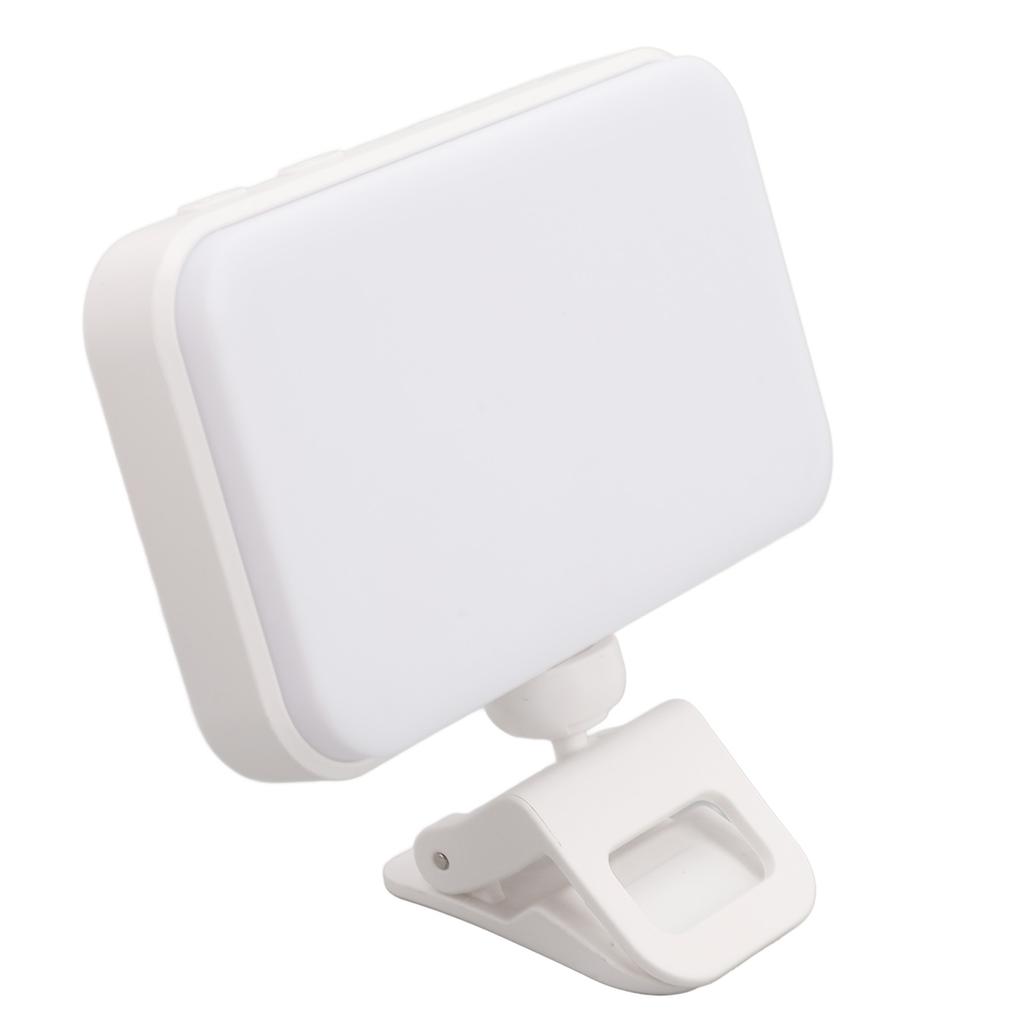 LED Selfie Light Clip 66 LED Chips Photography Lighting 2800 to 5600K Rechargeable On Camera Video Light F6