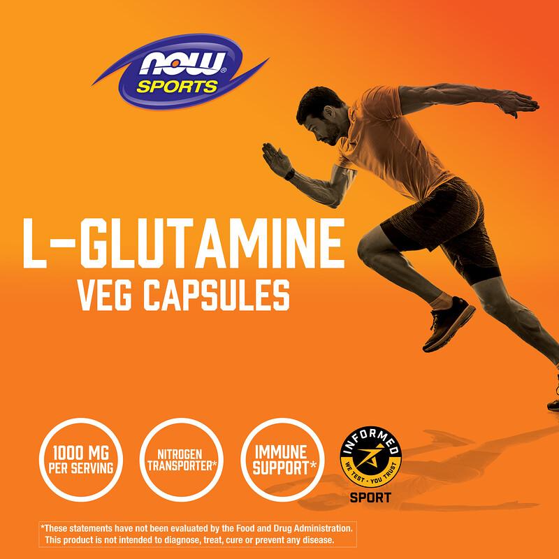 Sports, L-Glutamine, 1,000 Mg, 240 Veg Capsules