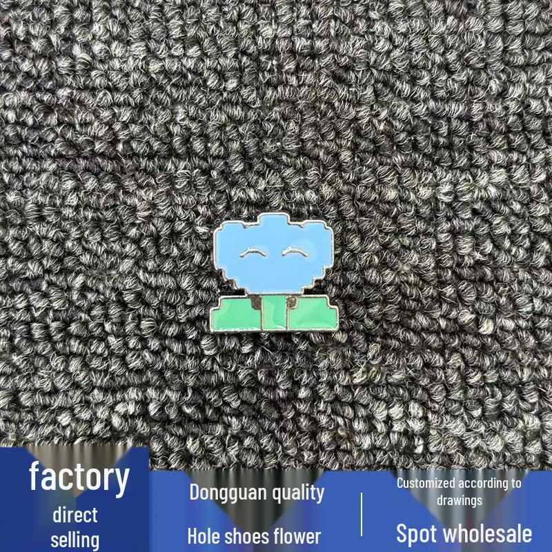 Metal Mario Style Shoe Flower Accessories: Decorative Buckles for Hole Shoes