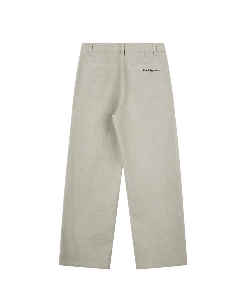 REST&RECREATION Washed Cotton Pants - Beige