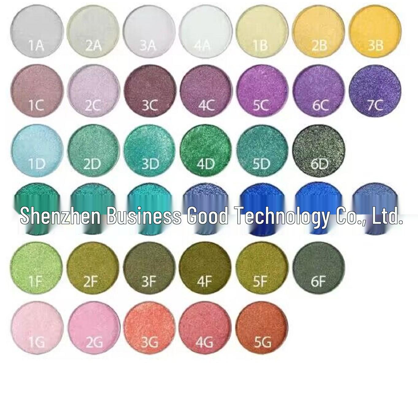 

Optical Color-Changing Eyeshadow Palette with Shimmering Diamond Highlighter and Metallic Finish 7E