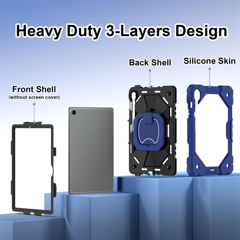 For Samsung Galaxy Tab S10 Lite FE 10.9 Inch Case Heavy Duty Tablet Cover for Galaxy Tab S9 11" FE 10.9" Armor Funda Coque