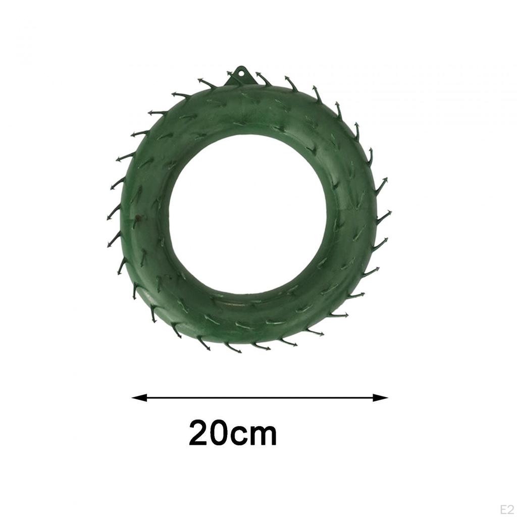 Christmas Round Wreath Making Hoop DIY Accessory Form Supplies for Garden Terrace