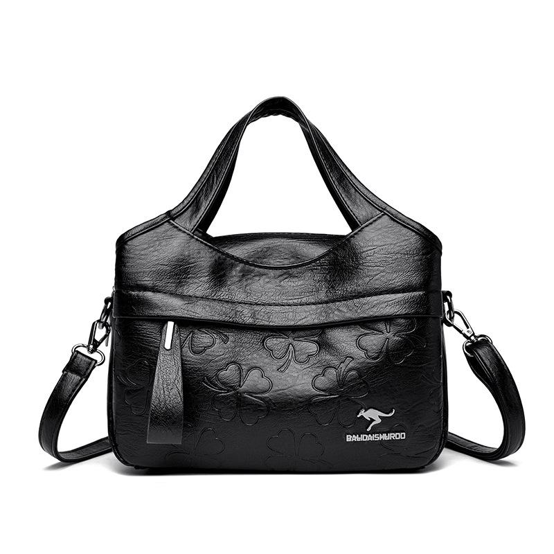 

New Retro Large Capacity Shoulder Bag, Simple and Versatile Women s Crossbody Bag, High-end Soft Leather Texture, Casual Commuting Bag