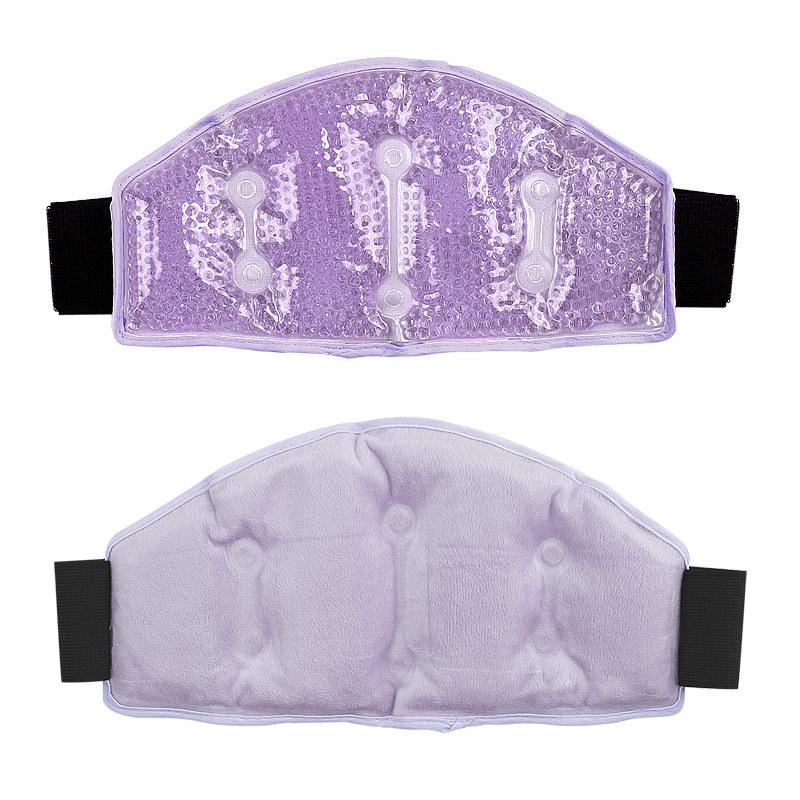 PVC Gel Ball Neck Protection Ice Bag Cold Compress Hot Compress Neck Ice Bead Plush Massage Bag Spot Wholesale