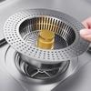 Sturdy Stainless Steel Kitchen Sink Drain Strainer Gold Finish Food Catcher Basket for Clean and Tidying Kitchens